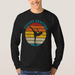 T-shirt Retro Patinage artistique Patinage Vintage Hiver I