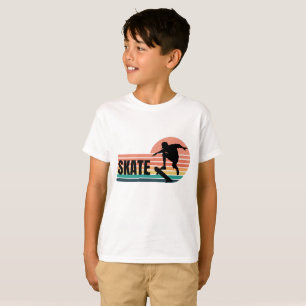 T-shirt Retro Patinage Vintage