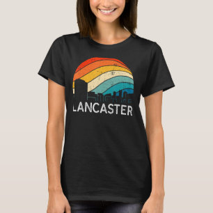 T-shirt Retro Pennsylvania Lancaster Skyline Vintage Urban