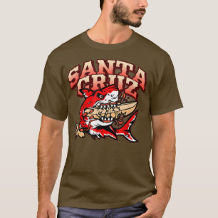 T-shirt Retro Père Noël Cruz California Great White Shark 