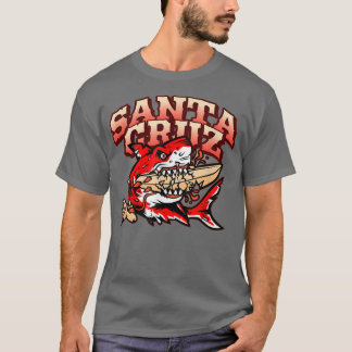 T-shirt Retro Père Noël Cruz California Great White Shark 