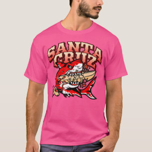 T-shirt Retro Père Noël Cruz California Great White Shark 