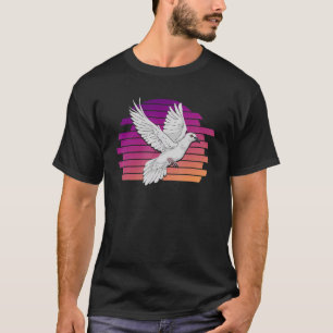 T-shirt Retro Pigeon éleveur Oiseau Dove Animal Pigeon 1