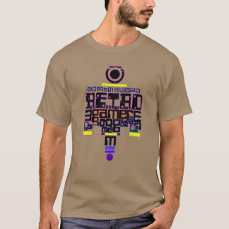 T-shirt Retro Player Streamer Arcade Colors