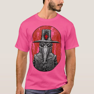 T-shirt Retro Pointy Nez Plague Docteur Goggets Steampunk