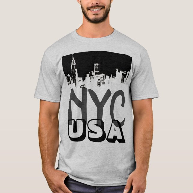 T-shirt Retro Pop Art Comic New York City NYC USA (Devant)