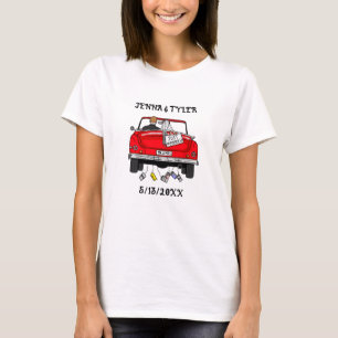 T-shirt Retro Pop Art Mr & Mrs.   Je viens de me marier
