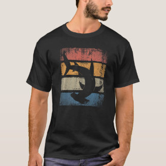 T-shirt Retro Predator Ocean Animal Shark Hammerhead
