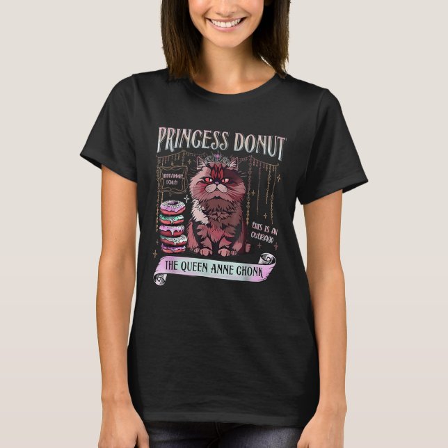 T-shirt Retro Princess Donut Dungeon Crawler Carl Book Lov (Devant)