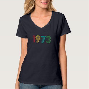 T-shirt Retro Pro Choice 1973 Droits des femmes Feminism R