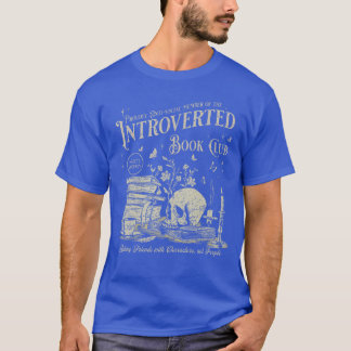 T-shirt Retro Proud Anti Social Member Of Introverted Book
