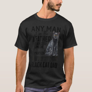 T-shirt Rétro Quelqu'un de Spécial pour être un Papa Chat
