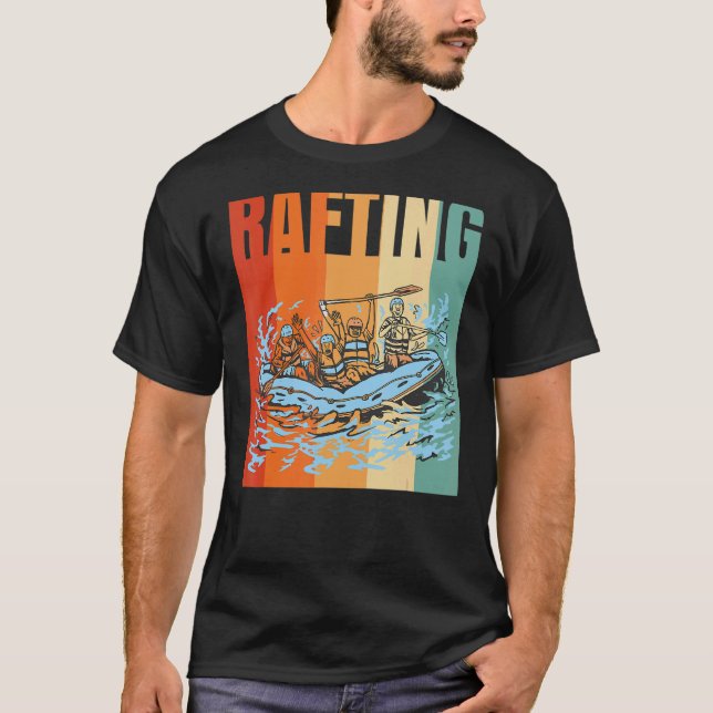 T-shirt Retro Rafting 1 (Devant)