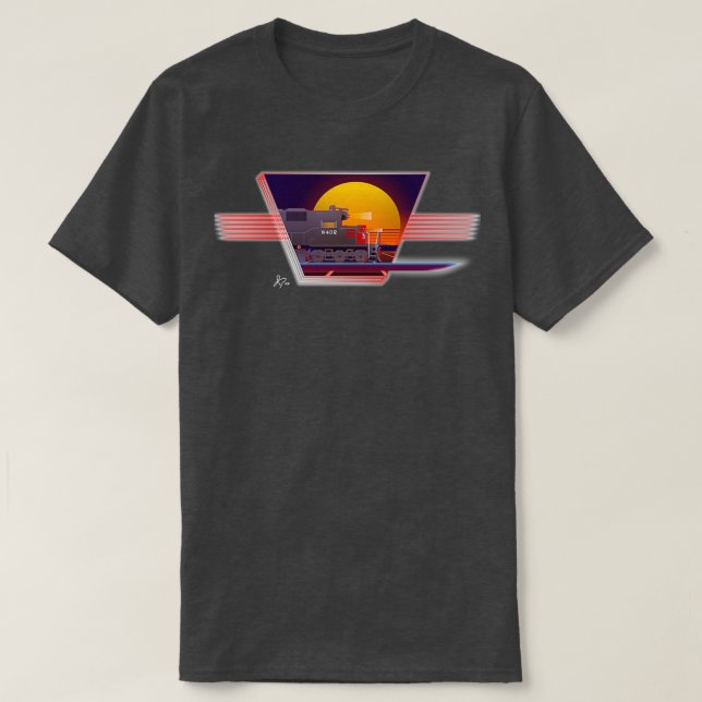 T-shirt Retro Railroad Reloded (Design devant)