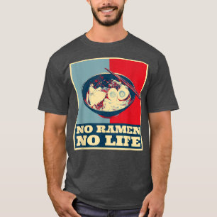 T-shirt Rétro Ramen Noodle Chemise Japonaise Nourriture Am