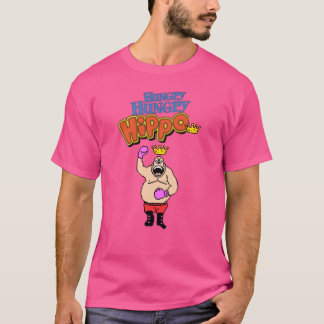 T-shirt Rétro Récréation faim Hippo affamé