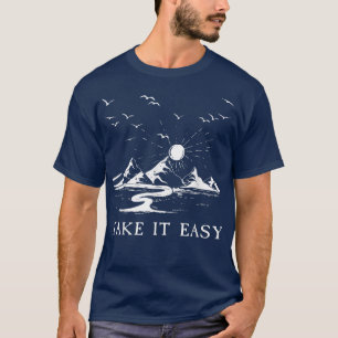 T-shirt Retro Reggae Music Styles Vintages Prenez It Easy