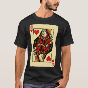 T-shirt Rétro reine des coeurs