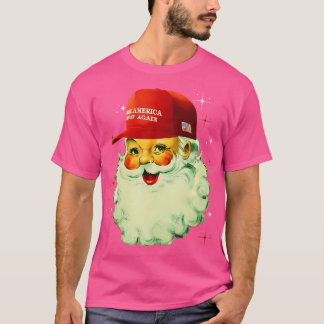 T-shirt Retro Rendre Noël grand à nouveau Trump Noël M
