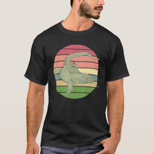 T-shirt Retro Reptile Wild Animal Wildlife Indonésie Komod