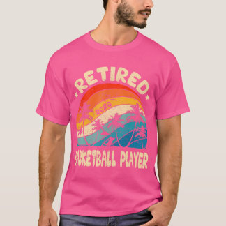 T-shirt Retro Retraité joueur de basketball Retraité Retra