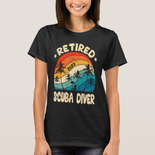 T-shirt Retro Retraité Plongeur Scuba Retraite Vintage Ret