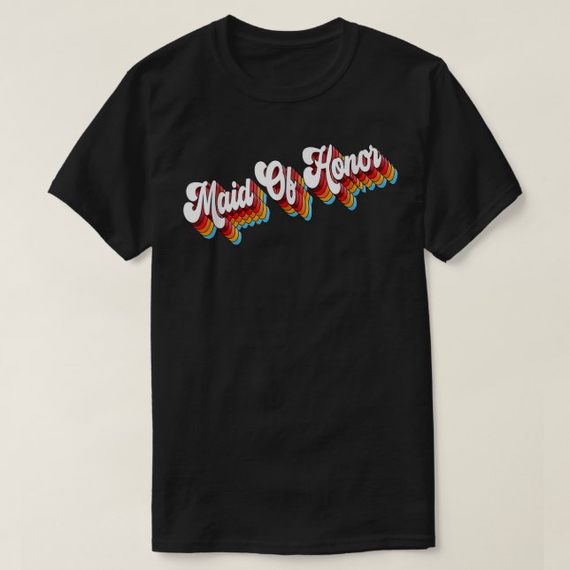 T-shirt Rétro Rétro Rétro Rétro Réservée D'Honneur (Design devant)