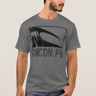 T-shirt Retro Rincon Puerto Rico Surf Design T 1