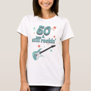 T-shirt Retro Rock 50 personnalisé Anniversaire de Rockin