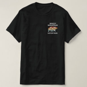 T-SHIRT RÉTRO ROCKY MOUNTAIN PARC NATIONAL COLORADO BEAR