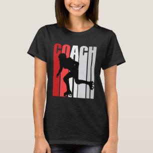T-shirt Retro Roller Ski entraîneur femmes Anniversaire Cu