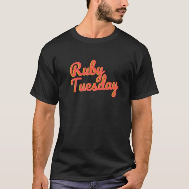 T-shirt Retro Ruby mardi (Devant)