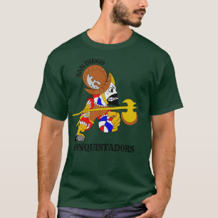 T-shirt Retro San Diego Conquistadors ABA Basketball TShir