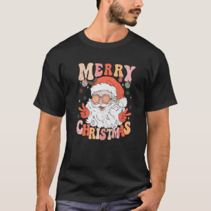 T-shirt Retro Santa Claus Super Joyeux Noël 2023 Femmes