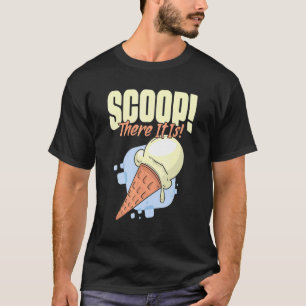 T-shirt Retro Scoop There It Is Ice Cream Flaving pour She