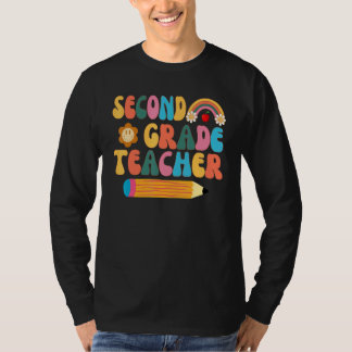 T-shirt Retro Second Grade Teacher Back To School 2nd Grad