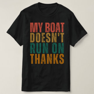 T - Shirt-Retro-Segelboot, Vintager Spaß, T-Shirt