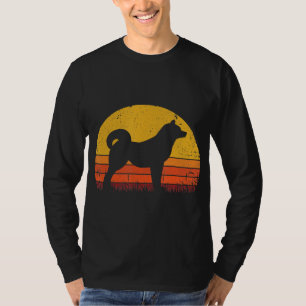 T-shirt Retro Shiba Inu Pour Amoureux des chiens   Cadeau 