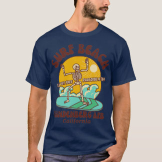 T-shirt Retro Sixties Surf Beach Vandenberg AFB California