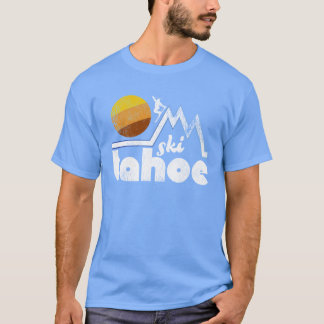 T-shirt Retro Ski Tahoe surdimensionné