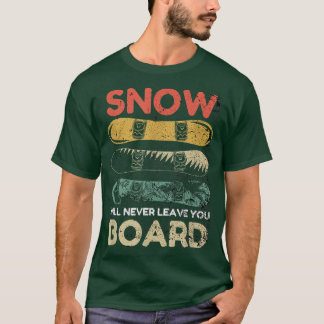 T-shirt Retro Snowboards Snowboard Snowboard Snowboard