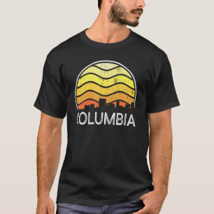 T-shirt Rétro South Carolina Ville Columbia Visiteurs Skyl