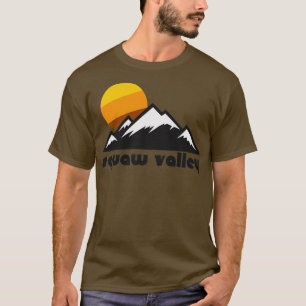 T-shirt Retro Squaw Valley Tourist Souvenir Travel Calibre