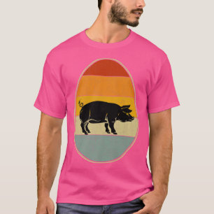 T-shirt Retro Style Easter Egg Graphic Funny Easter Day Pi