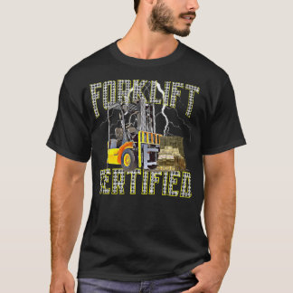 T-shirt Retro style Funny Forclift Operator Forklift