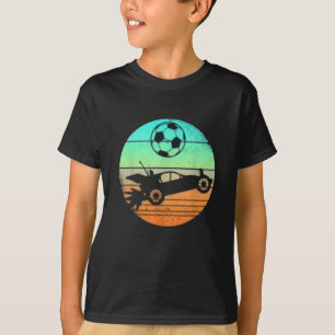 T-shirt Retro Style Rocket RC Soccer Car League Gamer Cade