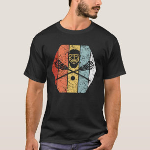 T-shirt Rétro style vintage drôle de la lacrosse 80s