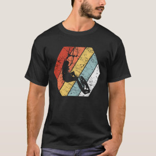 T-shirt Rétro style vintage drôle du kitesurf 80s