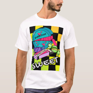T-shirt Rétro Sucré Comme Un Bonbon