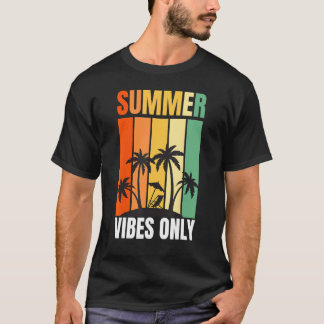 T-shirt Retro Summer Vibes Vintage Rays Beachy Vibes